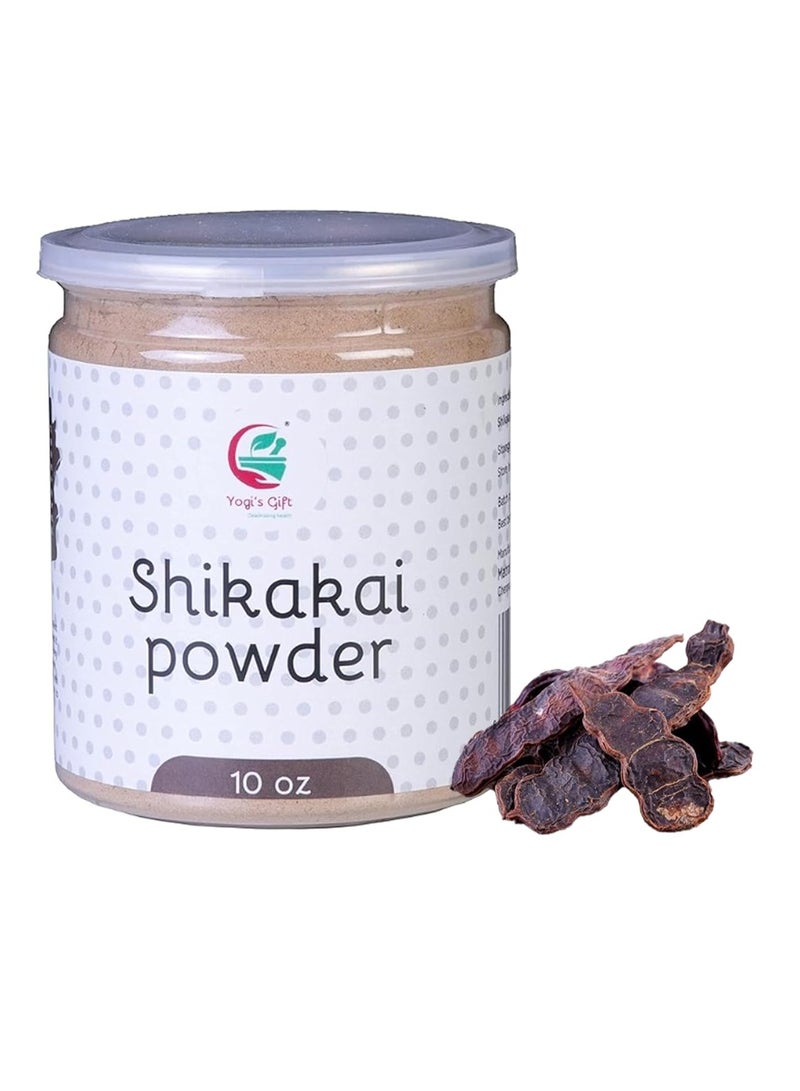 YOGI'S GIFT Shikakai Powder 10 oz - 100% Natural Hair Wash Powder Helps in Hair Growth, Nourishing, Hair Fall Control, - Unisex Hair Care - Image 1