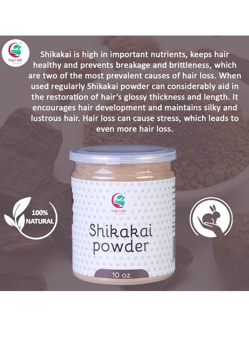 YOGI'S GIFT Shikakai Powder 10 oz - 100% Natural Hair Wash Powder Helps in Hair Growth, Nourishing, Hair Fall Control, - Unisex Hair Care - Image 4
