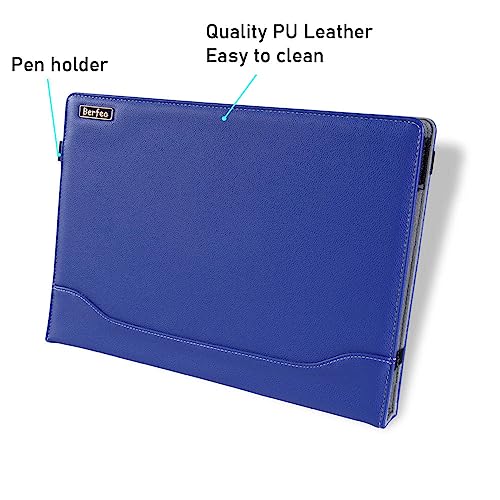 Berfea Laptop Case Cover Compatible with Dell Inspiron 16 Plus 7610 7620 7630 7635 7640 7650 16 inch Notebook Sleeve PU Leather Stand Hard Protective Skin - Image 5