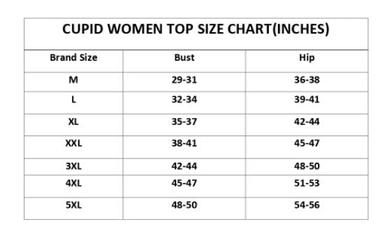 CUPID Regular Fit Cotton Round Neck Half Sleeve T-Shirt, Plus Size Night n Sleep Wear, Daily Use Gym n Lounge Wear Long Tops for Women_Black_3XL - Image 3