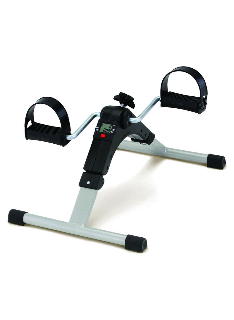 DubaiGallery Portable Pedal Exerciser Best Arm Leg Exercise Peddler Machine Mini Spinning bike LED Screen Display Cycle Leg Machine  - Image 1