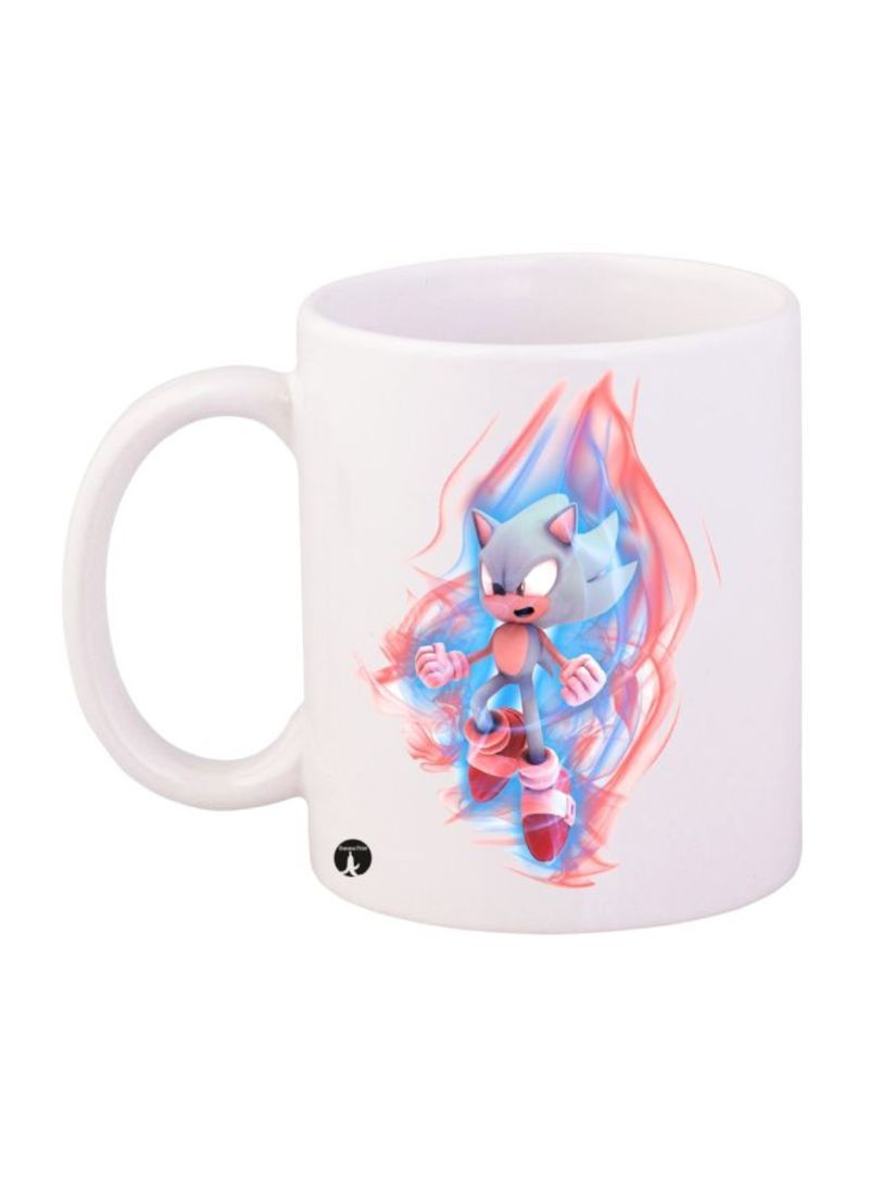 RKN Sonic Printed Mug White/Blue/Red Standard Size