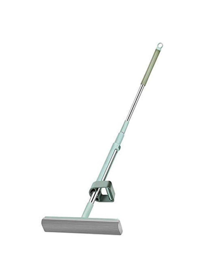 Spaceshoop - Free Hand Washing Flat Mop Comfortable Handle Stainless Steel Pole Cleaning Tool for Room Floor - Image 1