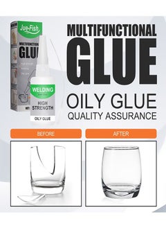 JUE-FISH High Strength Multifunctional Glue 30G Rapid Solidification Strong Adhesion High Temperature Resistance Good Waterproof, Can Quickly Paste Wood Rubber Sole Metal Ceramic Glass Acrylic Diy  - Image 5