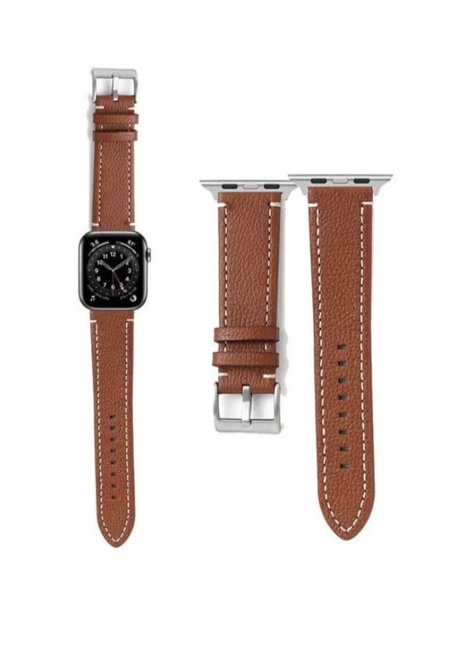 vesus Replacement Band for Apple Watch Series 6/SE/5/4/3/2/1 Brown