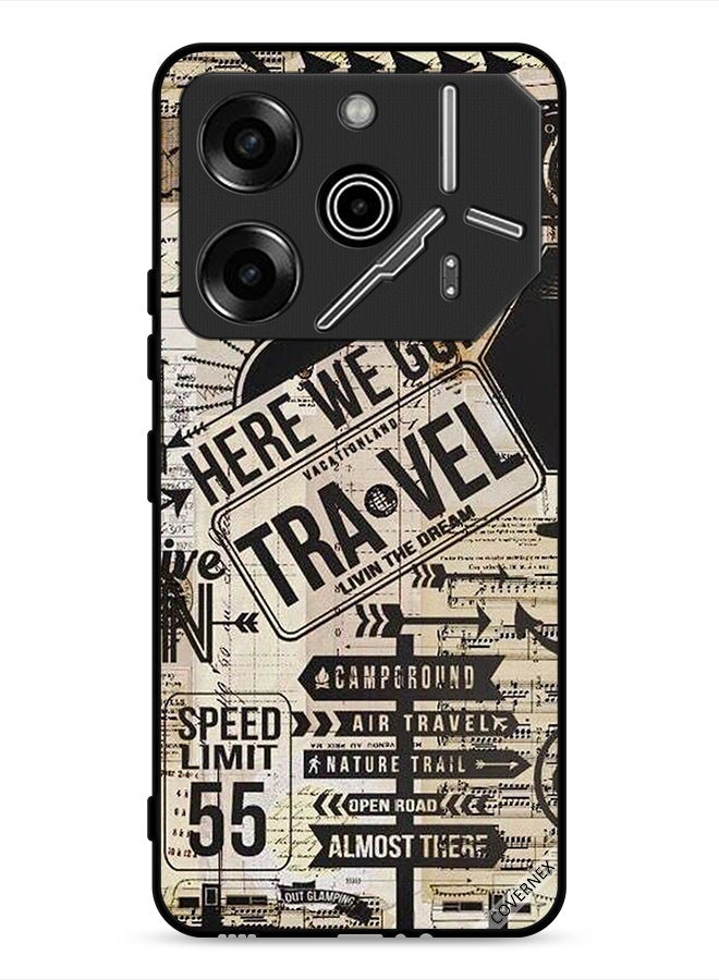 Covernex Tecno Pova 6 Pro 5G Protective Case Cover Here We Go Travel - Image 1