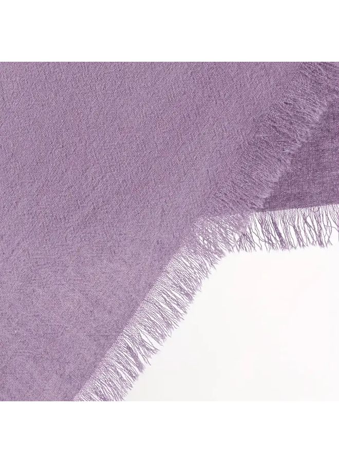 White Cotton Napkins 8pcs 16.54x16.54inch Lavender Fringe Pinecone Berry Design Washable for Wedding Party Dining - Image 4