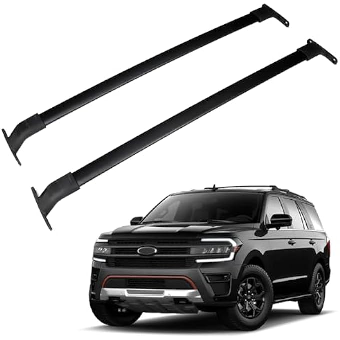 rayihni حامل سقف عوارض عرضية لفورد إكسبيديشن 2018-2025، لينكولن نافيجيتور 2018-2024، عوارض ألومنيوم لحامل الأمتعة، قوارب الكاياك، الدراجات - Image 2