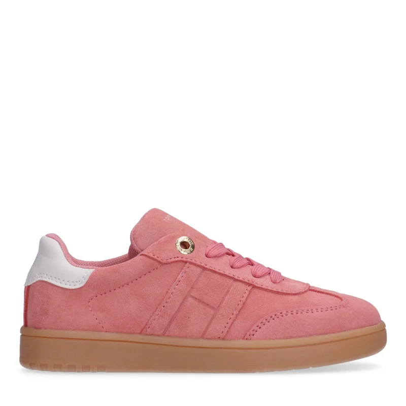 تومي هيلفيغر Little Low Top Lace Up Sneakers
