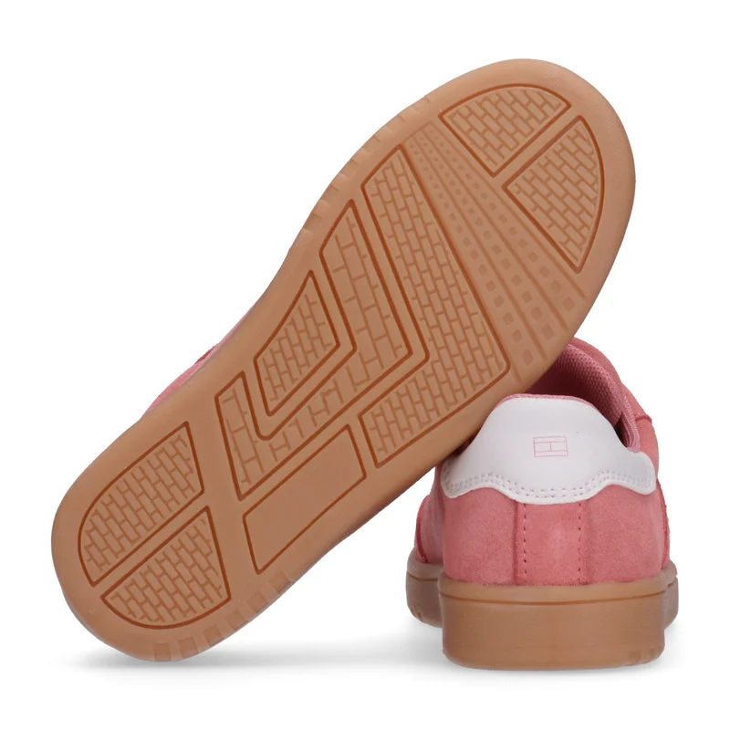 تومي هيلفيغر Little Low Top Lace Up Sneakers