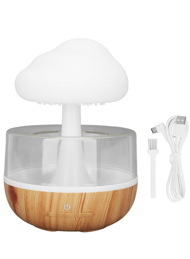 ACLIX Rain Cloud Humidifier, Cute Water Drop Essential Oil Diffuser with 7 LED Light, Raining Cloud Night Light Aromatherapy Diffuser Rain Drop Humidifier for Anxiety and Stress Relief - Image 1