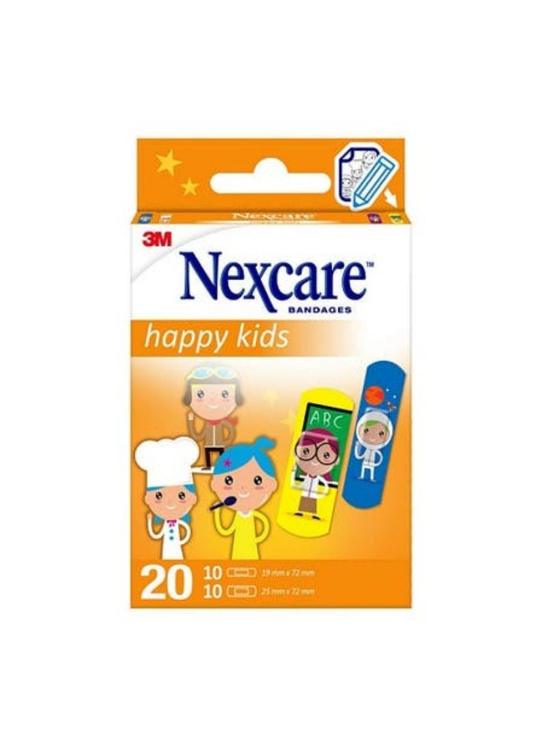Nexcare Kids Plaster Professions Print 20 Pieces