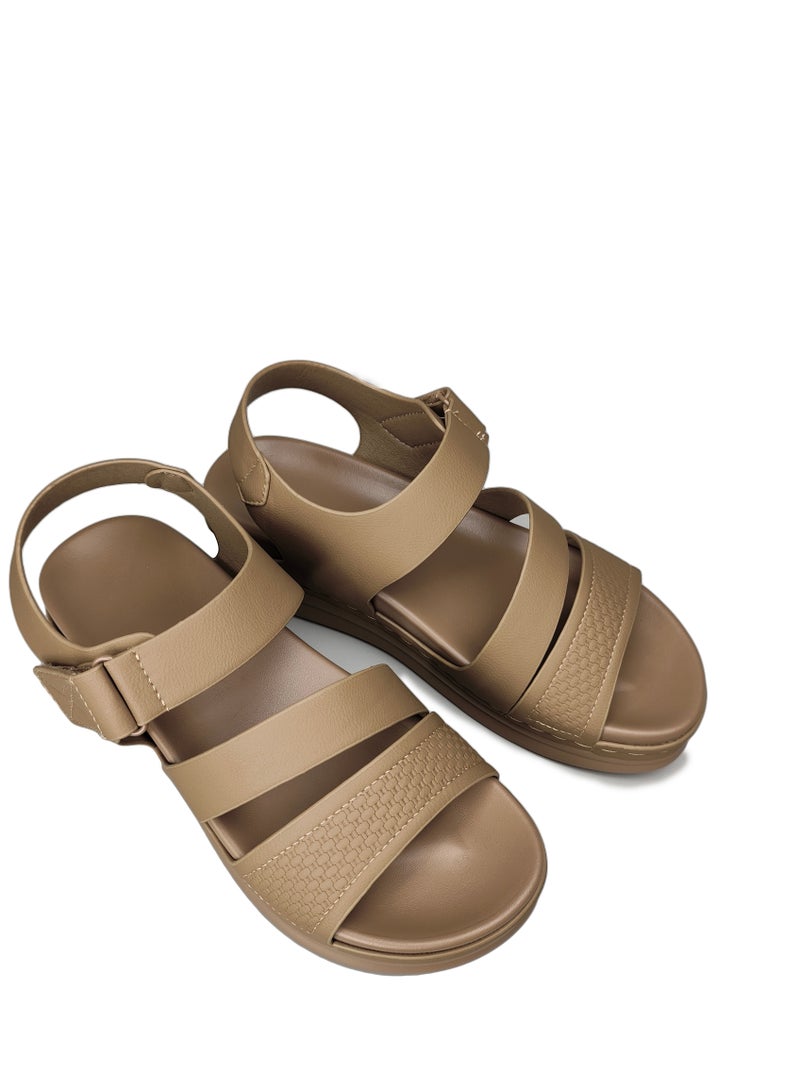 Lightweight Flat Sandals for Ladies & Teens - Adjustable Straps & Non-Slip Sole Breathable Comfort for Desert Walking & Resorts - 45°C Approved Daily Wear!  - Image 1