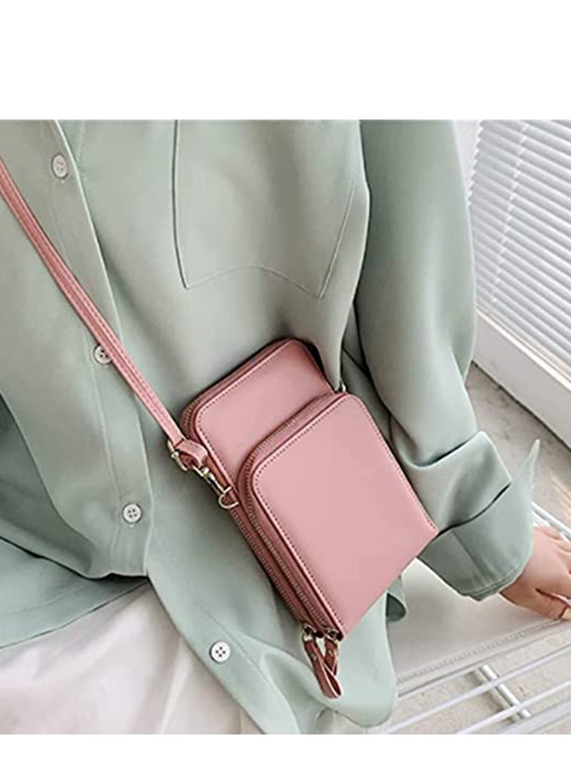 SYOSI Crossbody Phone Bag for Women Purse Mobile Small Cell Money Wallet Handbag Shoulder With 2 Layer Adjustable Detachable Strap, Card Slots - Image 4