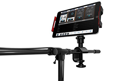 IK Multimedia iKlip 3 Tablet Holder for mic Stands, fits iPad and Android Tablets Between 7" to 12.9" with an Adjustable 360° Swivel and Soft-Touch fit - Image 5
