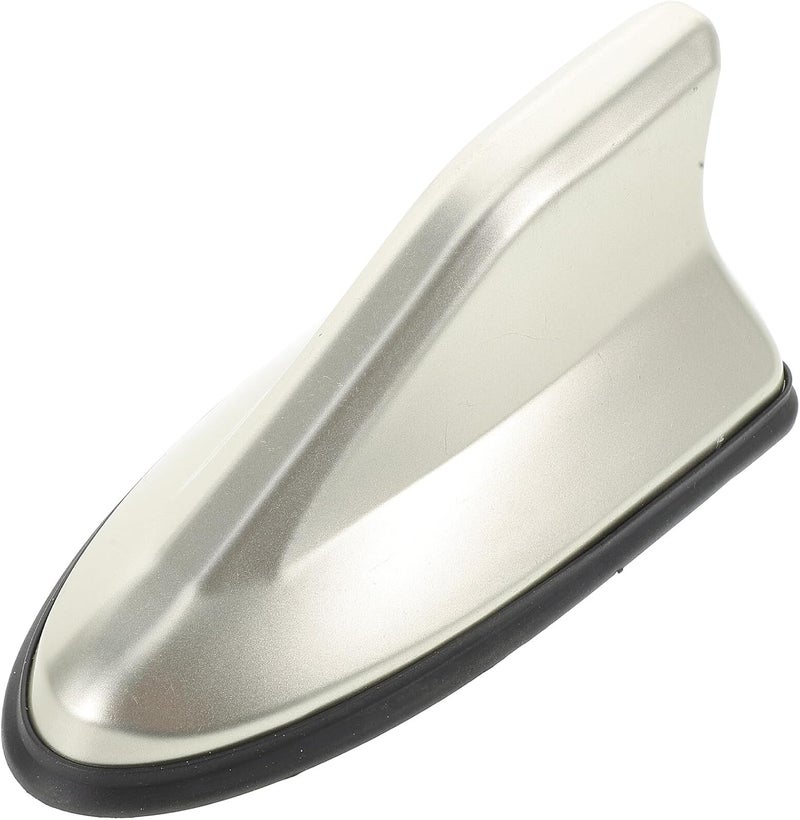 Car Roof Shark Fin Antenna Cover Automotive Antenna Decoration Gold Color Universal Car Roof Replacement with Signal Reception for Vehicle Exterior Accessories - Image 1