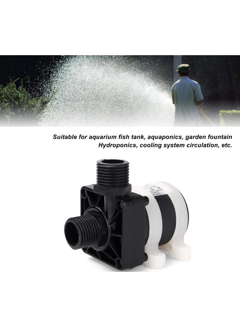 12V DC Submersible Water Pump, 20W 800L/H Low Voltage Aquarium Pump, Quiet Energy Saving Mini Pump for Fish Tank, Fountain, Hydroponics, Pond & Water Circulation - Image 2