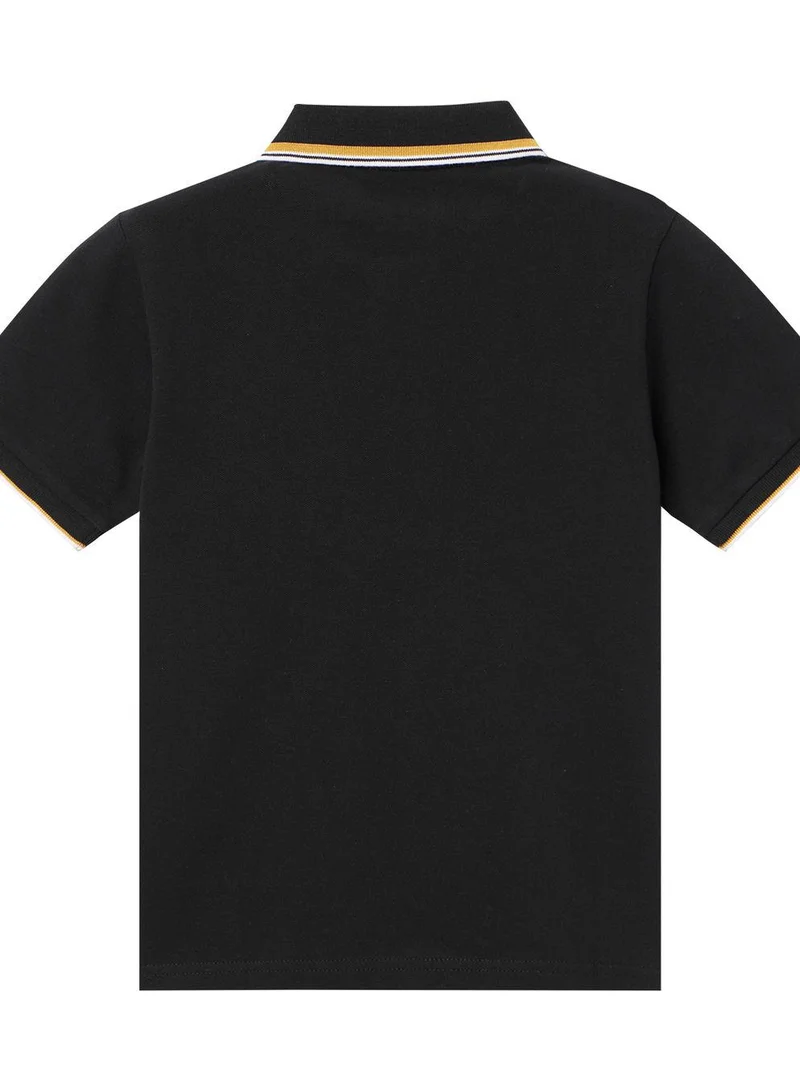 GIORDANO Junior's Slim Fit Cotton Pique Signature Embroidery Polo