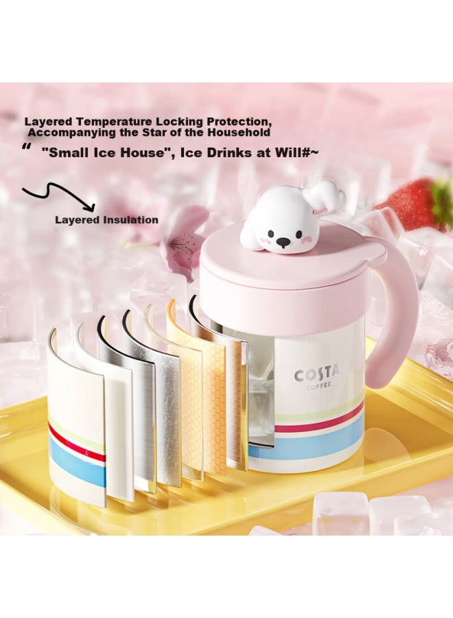 Costa High-quality Mug For Men And Women, Insulated Coffee Cup, Hot And Cold Thermos, Gift For Girlfriend Or Wife - Image 1