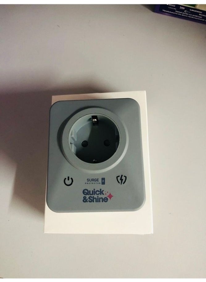 QUICKSHINE Single Surge Protector Socket  - Image 1