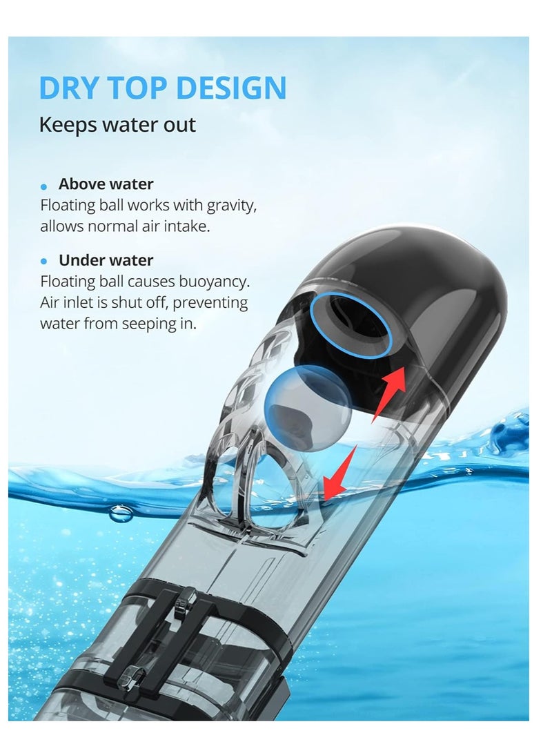 SYOSI Snorkel Mask, Scuba Mask Anti-Fog Anti-Leak with Camera Mount Diving Mask Snorkeling Mask, for Adults and Young  - Image 4
