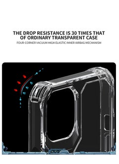 Gear4 Premium Protection Series Crystal Palace D3O Crystalex Drop Protection Transparent Case Cover For Apple iPhone 15 Pro Max 2023 Clear  - Image 4
