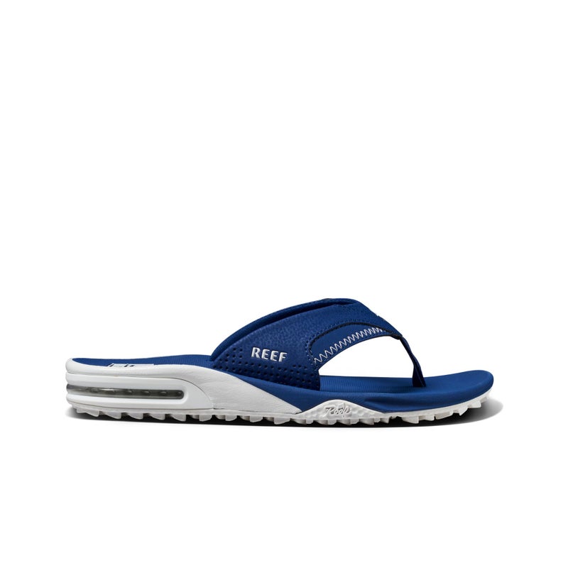 Reef Fanning Pregame Mens Bottle Opener Flip Flop, Arch Support, Durable Outsole, Water Friendly, Navy/White, 13 - Image 3