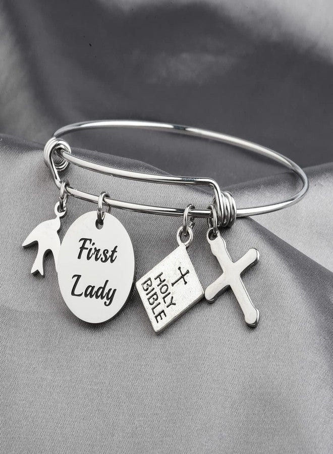 FAADBUK First Lady Gift Pastor's Wife Appreciation Gift Lady of Lourdes Gift First Communion Gift (First Lady Bracelet) - Image 4