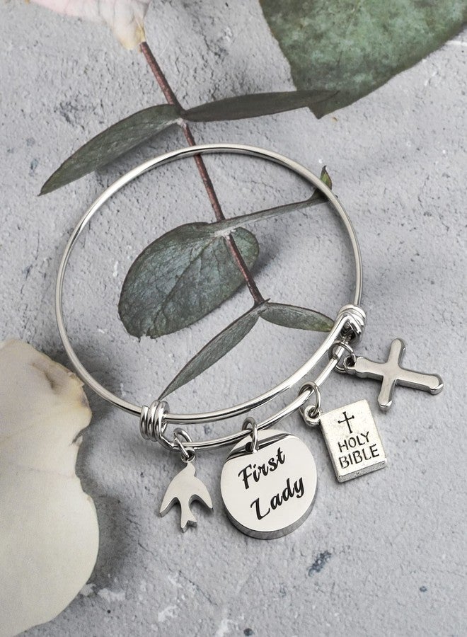 FAADBUK First Lady Gift Pastor's Wife Appreciation Gift Lady of Lourdes Gift First Communion Gift (First Lady Bracelet) - Image 5
