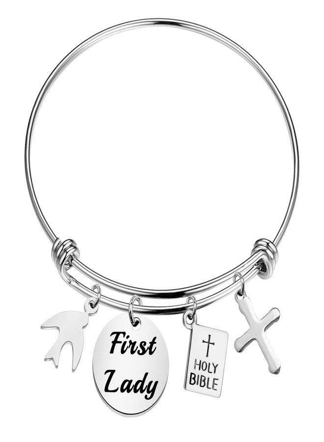 FAADBUK First Lady Gift Pastor's Wife Appreciation Gift Lady of Lourdes Gift First Communion Gift (First Lady Bracelet) - Image 1
