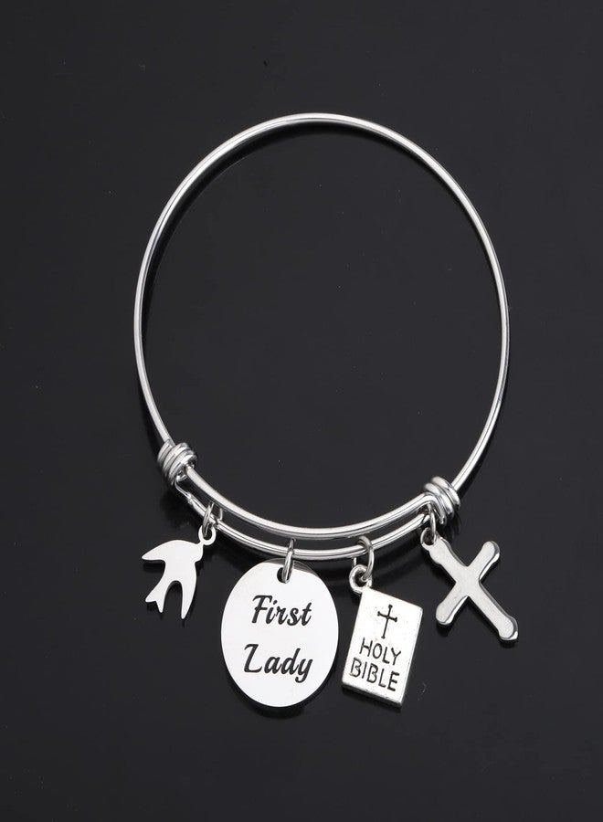 FAADBUK First Lady Gift Pastor's Wife Appreciation Gift Lady of Lourdes Gift First Communion Gift (First Lady Bracelet) - Image 3