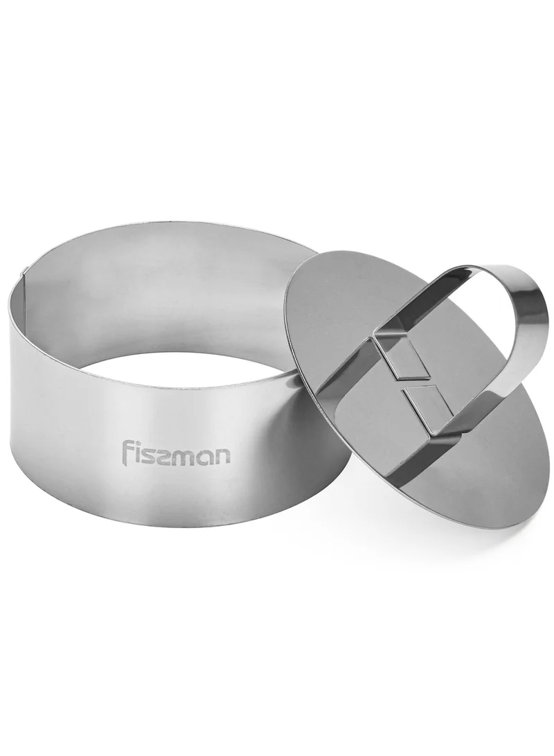 فيسمان Stainless Steel Dessert Ring with Pusher