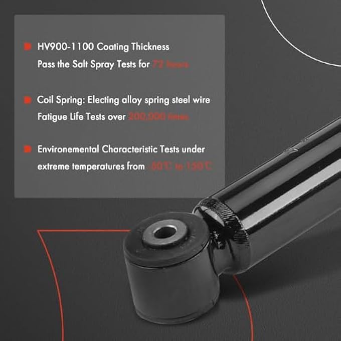 A-Premium Shock Absorber Replacement For Honda Fit 2015 20172020 Rear Left And Right A Set Of 2 - Image 5