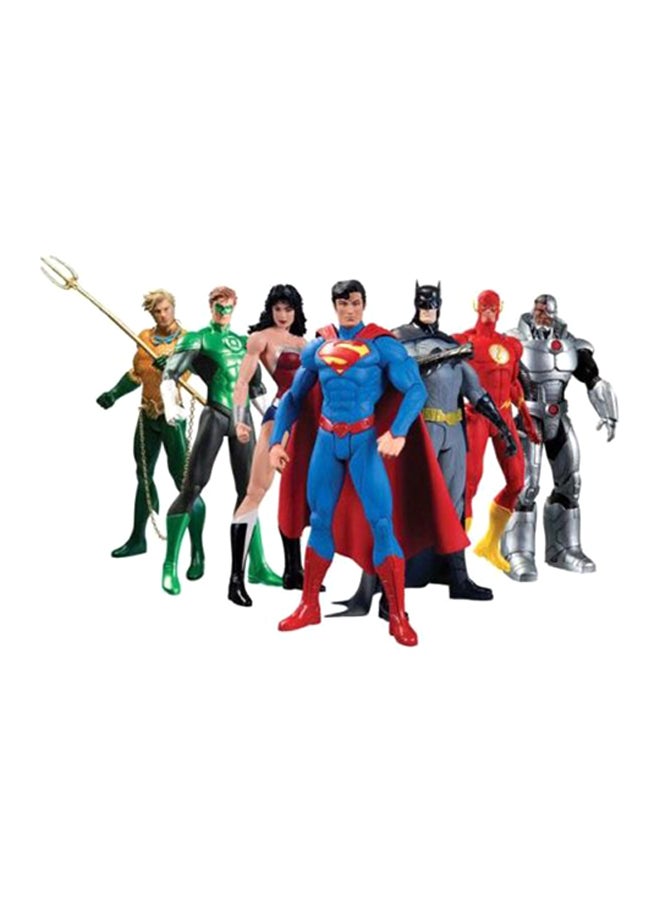 QiaoKai 7-Piece Justice League Hero Non Toxic Stylised Collectible Action Figure Set 7x3x2cm - Image 3