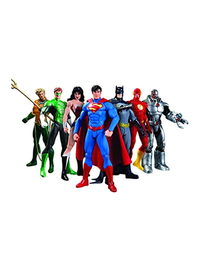QiaoKai 7-Piece Justice League Hero Non Toxic Stylised Collectible Action Figure Set 7x3x2cm - Image 2