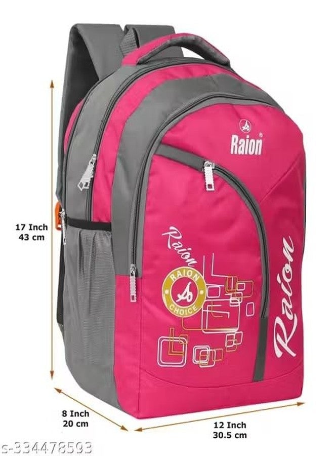40 L Laptop Bags | Laptop backpack for men | Laptop bag 15.6 inch | Water resistant school bags | College bag for boys | Office backpack for men | Travel backpack (Pink) - Image 2