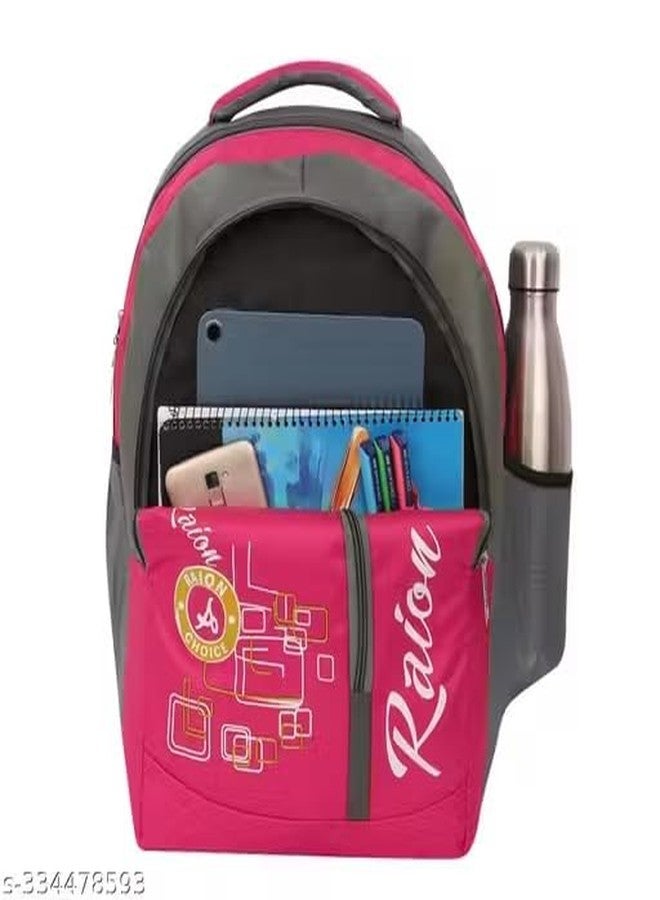 40 L Laptop Bags | Laptop backpack for men | Laptop bag 15.6 inch | Water resistant school bags | College bag for boys | Office backpack for men | Travel backpack (Pink) - Image 3