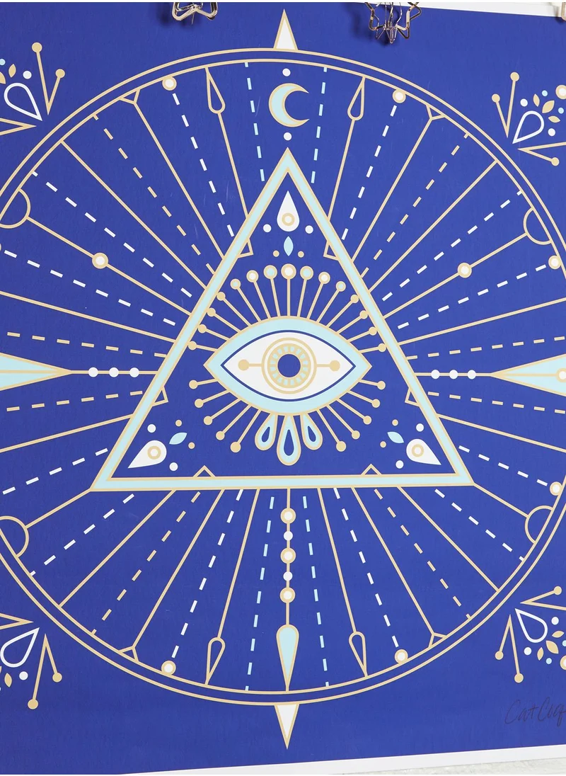 Drawdeck Evil Eye Mandala Art Print