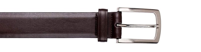 KM Legend Men's Genuine Leather Dress Belt with Premium Quality - Classic & Fashion Design for Work Business and Casual (eBrown, 36) - Image 3