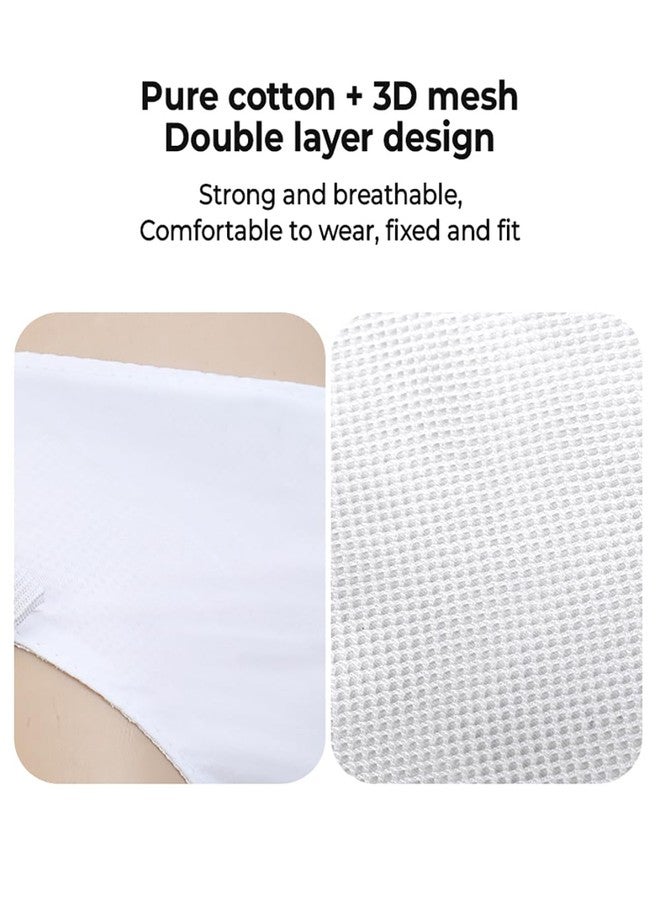 PRISMPICKS Urine Bag Collector: Elderly Men's Urinal - |Breathable Adjustable Reusable with Odour-Free 1 lt & 2 lt Silicone Urinary Drainage Bags | White/Grey/Blue | for Elder Men - Image 4