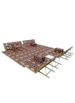 Albawadi Arabic Folding Carpet Camping Desert Carpet with Pillow Metal Bracket Floor Mat Sets  - Image 4