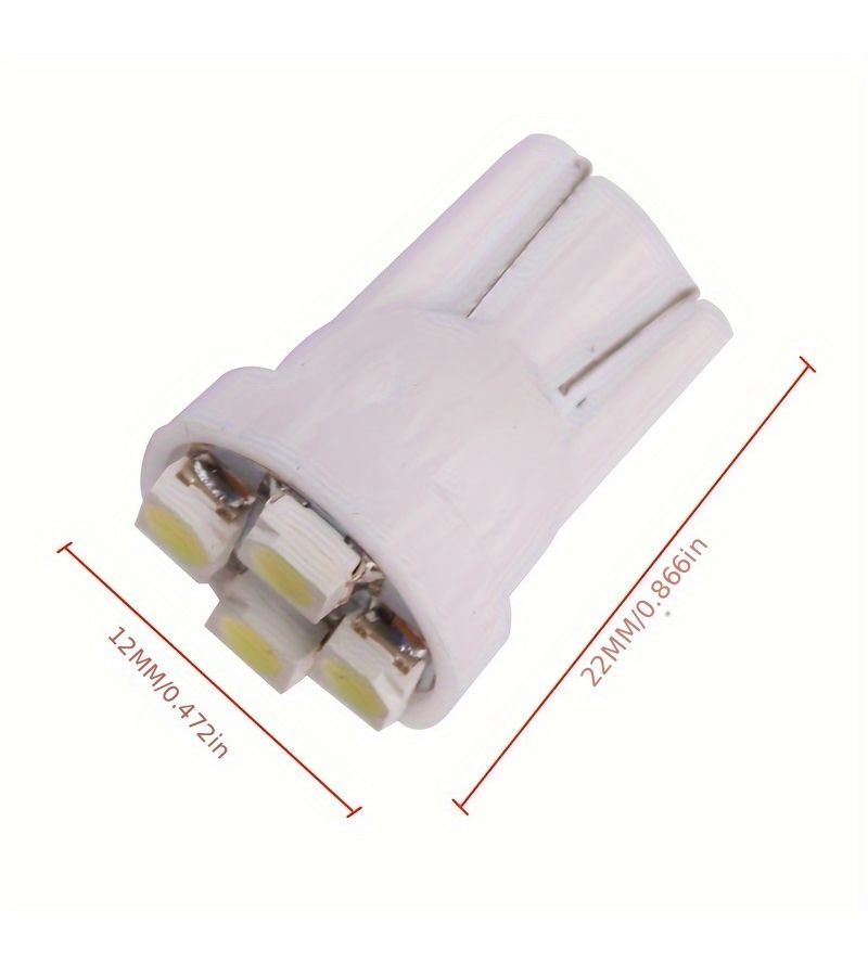 20 حزمة من لمبات LED زرقاء من نوع W5W 194 168 T10 4SMD 3528 مخصصة لإضاءة صندوق الأمتعة متوافقة مع شفروليه وفورد - Image 2