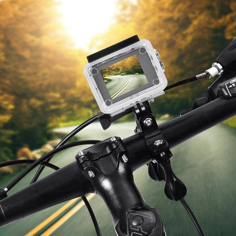 cheekyglo Action Camera 1080P 12MP Sports Camera Wide Angle Lens Full HD 2.0 Inch TFT LCD HD Screen Action Cam with 30m/98ft Underwater Waterproof for Outdoor Sport/Vlog/Video/Snorkel Surf (Black)black - Image 4