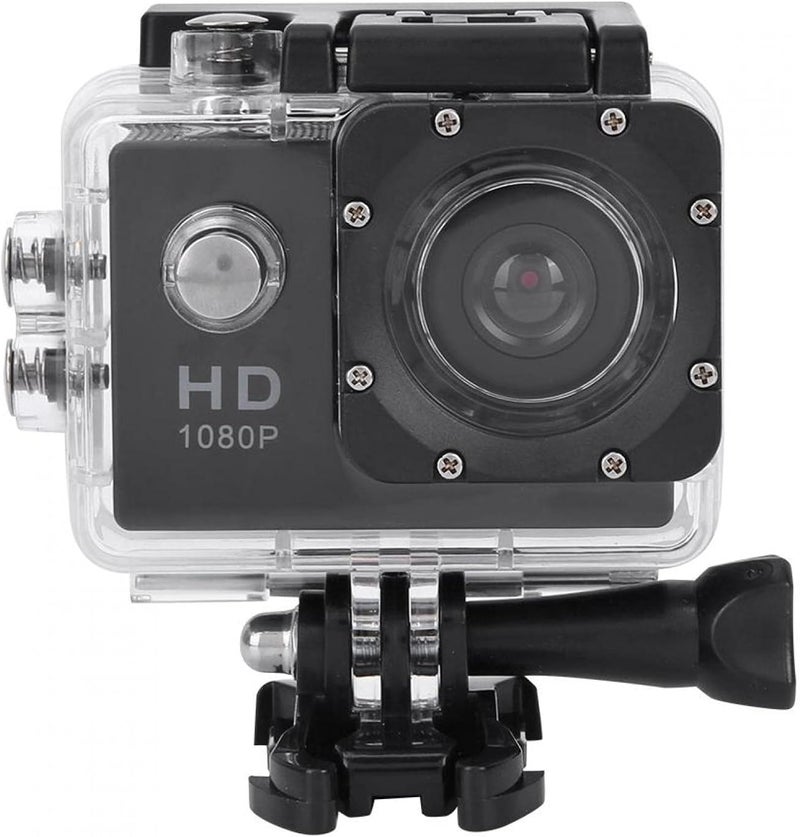 cheekyglo Action Camera 1080P 12MP Sports Camera Wide Angle Lens Full HD 2.0 Inch TFT LCD HD Screen Action Cam with 30m/98ft Underwater Waterproof for Outdoor Sport/Vlog/Video/Snorkel Surf (Black)black - Image 5