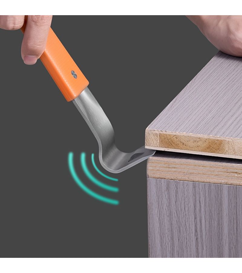 Stainless Steel Crowbar 1pcs Nail Puller Woodworking Scraper Tool Mounting - Image 1