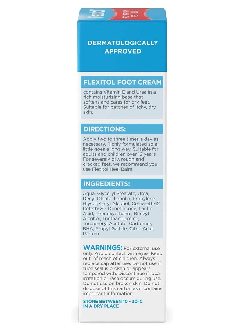Flexitol Foot Cream for Very Dry Feet and Legs with Vitamin E and Urea 85g - Image 2