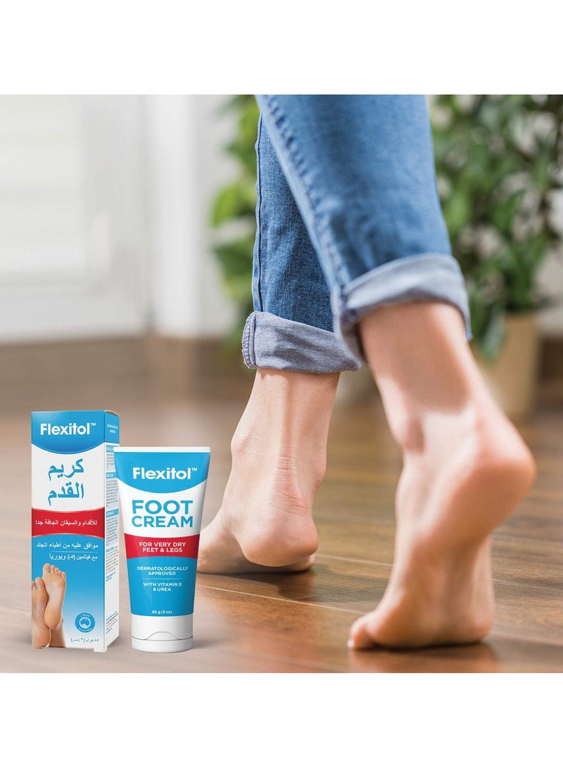 Flexitol Foot Cream for Very Dry Feet and Legs with Vitamin E and Urea 85g - Image 5