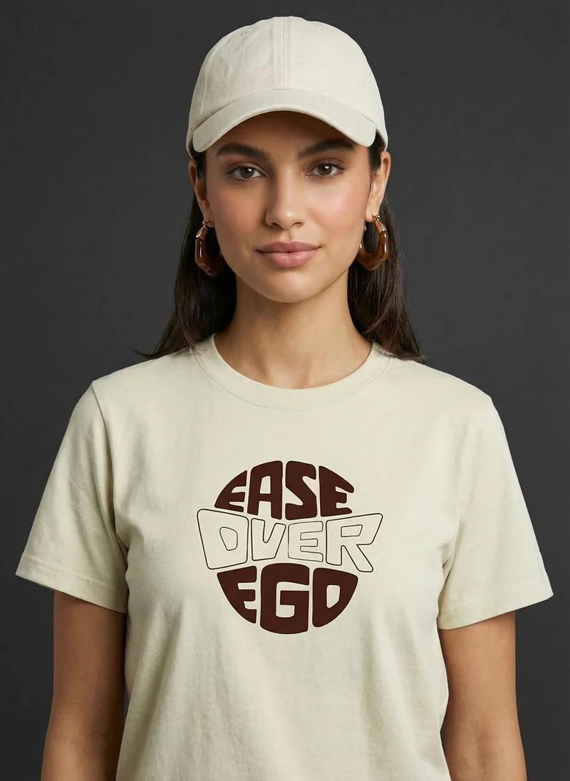 نوبيرو Nobero Women Graphic Printed T-shirt