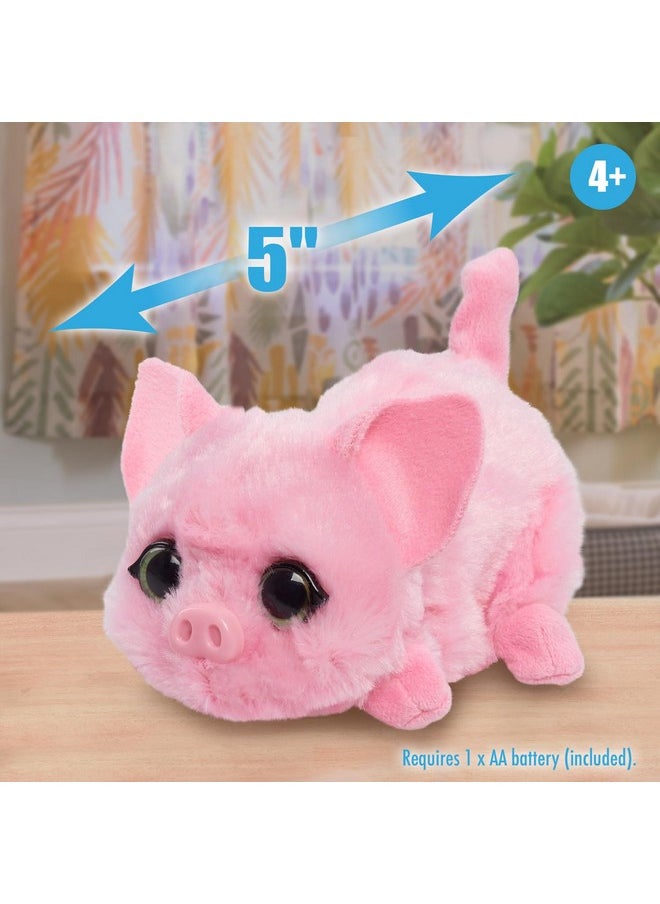 جست بلاس لعبة تفاعلية من Furreal My Minis Piglet، خنزير صغير من القطيفة مع الحركة، وردي، دمية قطيفة ناعمة، ألعاب للأطفال من سن 4 سنوات فما فوق  - Image 5