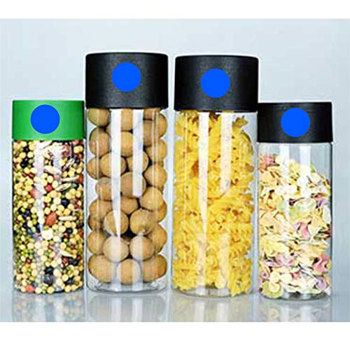 PARLAIM 1" Blue Round Color Coding Circle Labels, 1000 per Roll in Dispenser Box, 1 inch Office Dot Sticker - Image 5